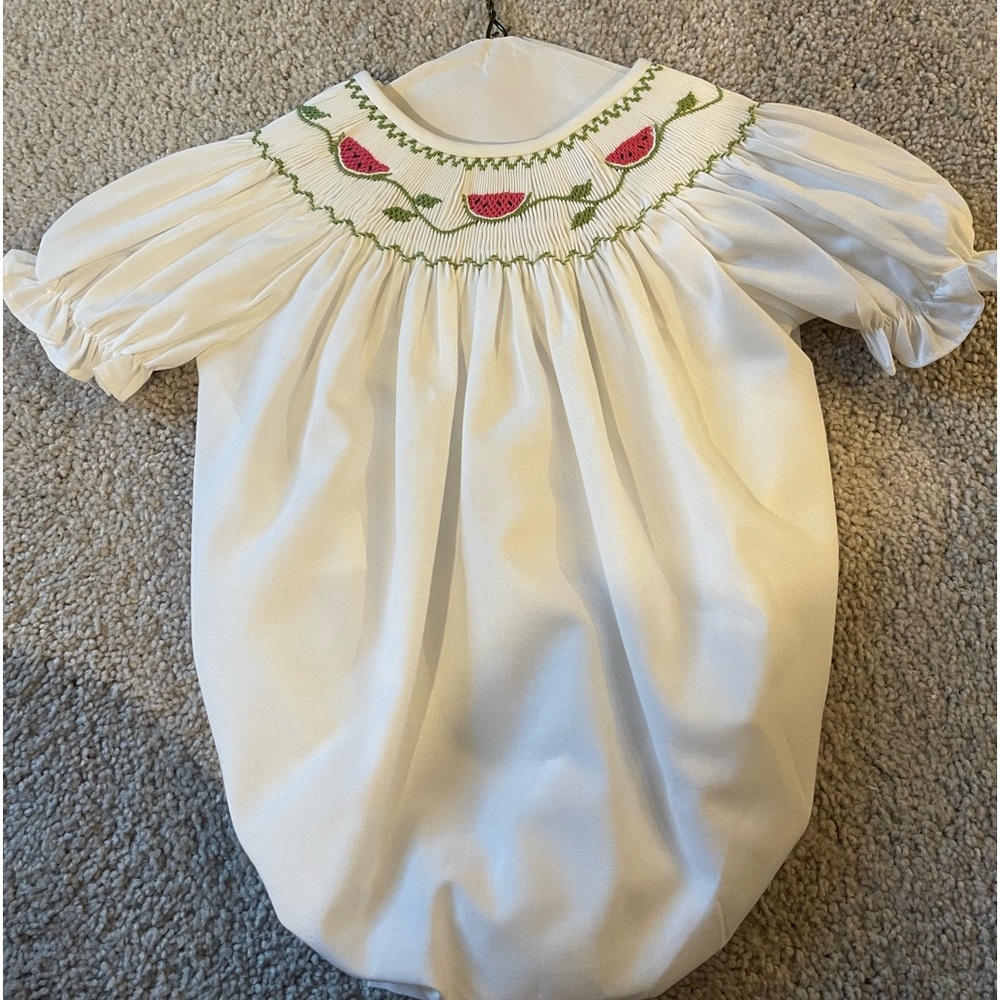 Watermelon one piece jumper size 9 month old
